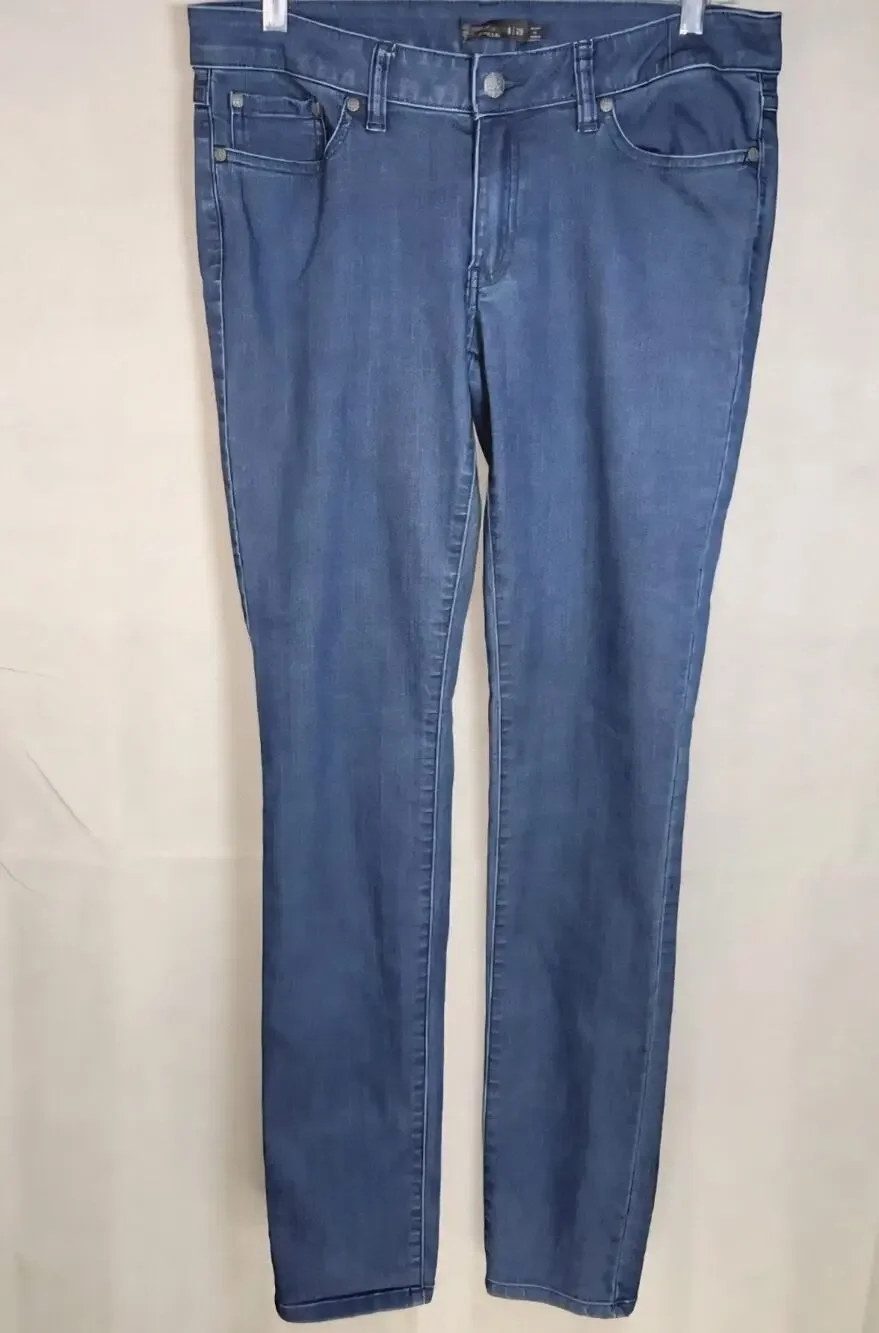 Prana Women 8/29 Skinny Jeans Denim Pants Indigo EUC